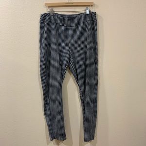 Plus Houndstooth Pants